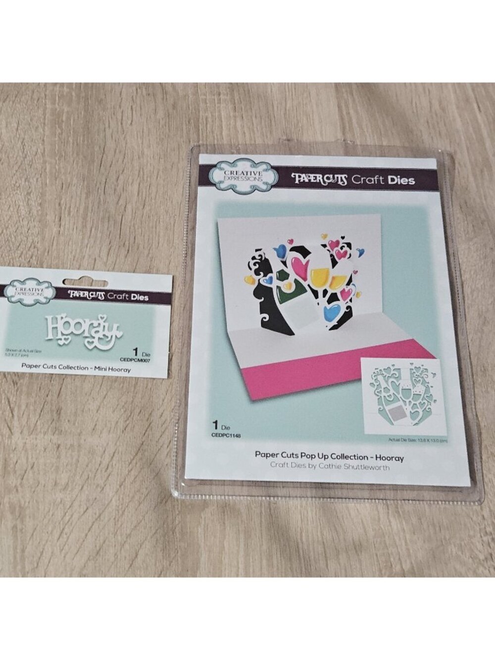 Creative Expressions Paper Cuts Pop Up Collection Hooray CEDPC1148 Dies